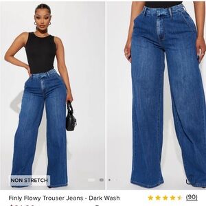 Women’s 0- Finley wide leg trouser Jeans